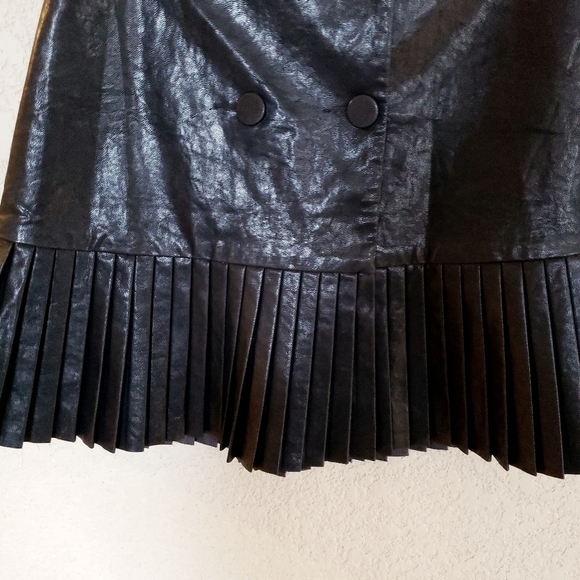 Zara Faux leather pleated skirt size Small - Picture 7 of 10